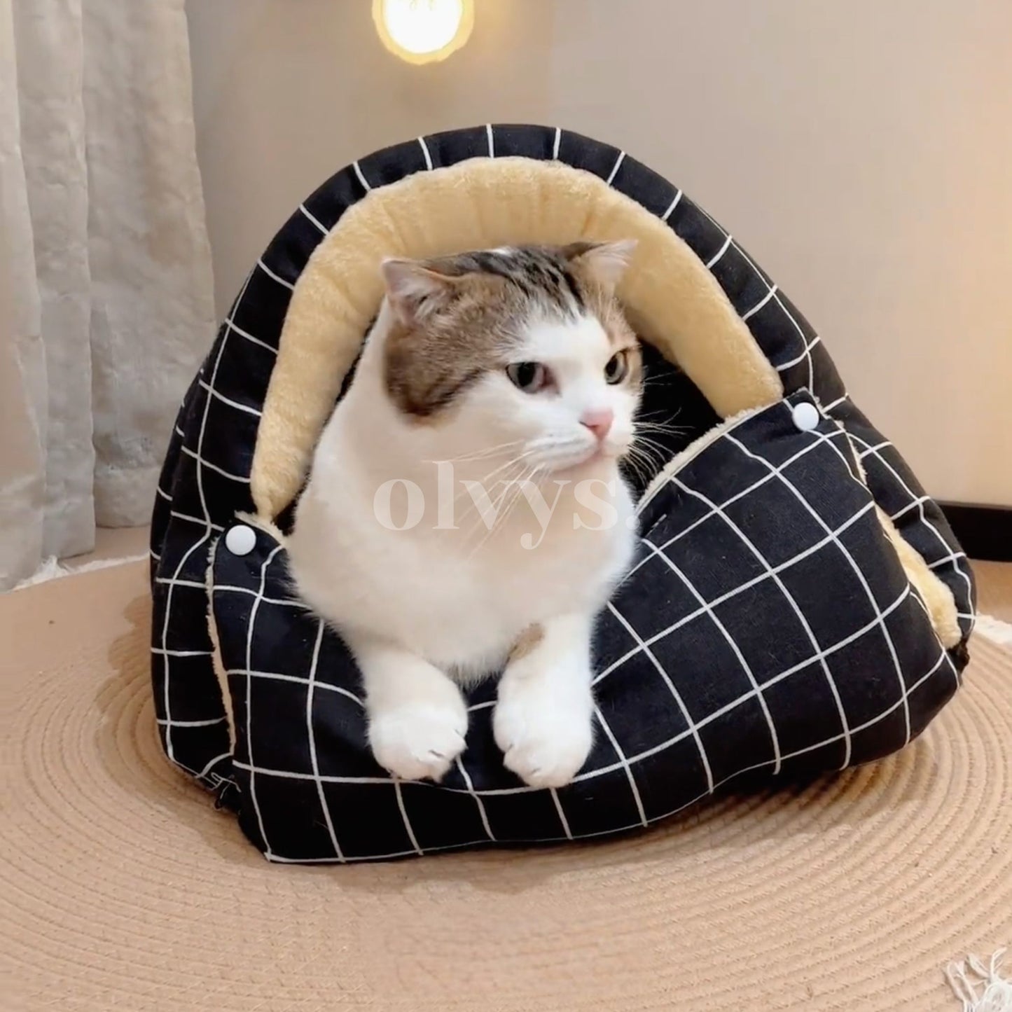 calming cat cave