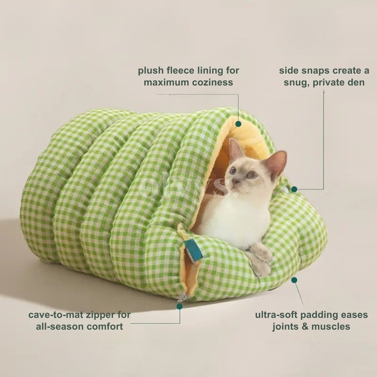 calming cat cave