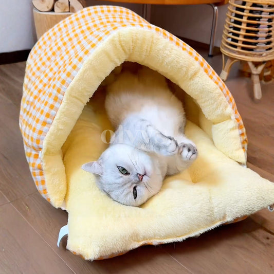 calming cat cave