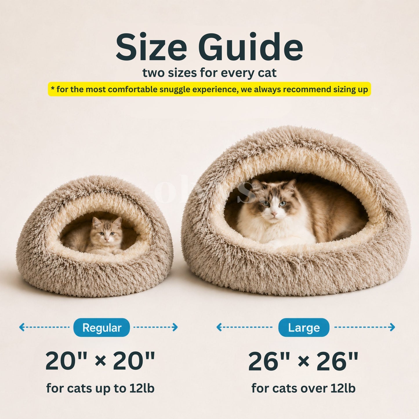 cozy cocoon - cat bed